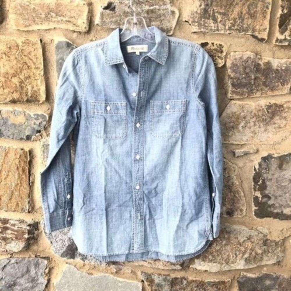 NWT Madewell Chambray Class is Ex-boyfriend Shirt